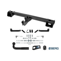 F.1914.001 BERG Фаркоп на Geely Tugella 2020-2024, KnewStar 001 2024-. Требуется подрезка бампера. Тип шара: A. Нагрузки: 1500/75 кг, масса фаркопа 21,3 кг (без электрики в ком
