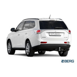 F.4013.002 BERG Фаркоп на Mitsubishi Outlander 2012-2022. Требуется подрезка бампера. Тип шара: E. Нагрузки: 1800/75 кг, масса фаркопа 23 кг (без электрики в комплекте)