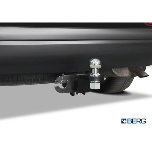 F.4013.002 BERG Фаркоп на Mitsubishi Outlander 2012-2022. Требуется подрезка бампера. Тип шара: E. Нагрузки: 1800/75 кг, масса фаркопа 23 кг (без электрики в комплекте)