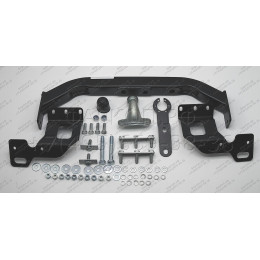 F.4015.002 BERG Фаркоп на Mitsubishi Pajero Sport 2008-2016, 2016-2021 без снятия и подрезки бампера. Тип шара: F. Нагрузки: 2000/75 кг, масса фаркопа 16,8 кг (без электрики в к