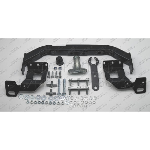 F.4015.002 BERG Фаркоп на Mitsubishi Pajero Sport 2008-2016, 2016-2021 без снятия и подрезки бампера. Тип шара: F. Нагрузки: 2000/75 кг, масса фаркопа 16,8 кг (без электрики в комплекте)