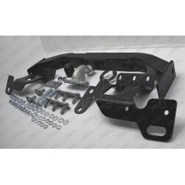 F.4015.002 BERG Фаркоп на Mitsubishi Pajero Sport 2008-2016, 2016-2021 без снятия и подрезки бампера. Тип шара: F. Нагрузки: 2000/75 кг, масса фаркопа 16,8 кг (без электрики в к