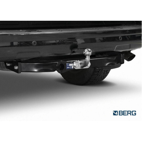 F.5714.001 BERG Фаркоп на Toyota Land Cruiser Prado 120 2002-2009, Prado 150 (кроме Black Onyx) 2009-2023, Lexus GX470 2003-2009, Lexus GX460 2009-2023 без снятия и подрезки бампера. Тип шара: F. Нагрузки: 1500/75 кг, масса фаркопа 21 кг (без электрики в 