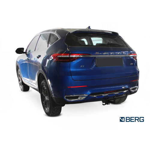 F.9416.001 BERG Фаркоп на Haval F7 2024-, Haval F7х 2025- без снятия и подрезки бампера. Тип шара: A. Нагрузки: 1500/75 кг, масса фаркопа 19,3 кг (без электрики в комплекте)