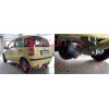 F089C GALIA Полностью оцинкованный фаркоп на FIAT Panda 2WD/4WD 2003-2012. С 2005 года требуется электрика с блоком согласования. Тип шара: C (горизонтальный съемный). Без выреза бампера. Нагрузки: 900/60 кг, масса фаркопа 13,47 кг