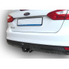 F102-A Лидер-плюс ТСУ для Ford Focus 2 седан 2004-2011 (без выреза бампера), Ford Focus 3 седан 2011-2018 (необходима подрезка бампера). Нагрузки: 1100/75 кг, масса фаркопа 14,44 кг (без электрики в комплекте)