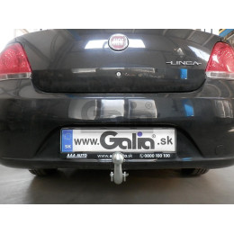 F108C GALIA Полностью оцинкованный фаркоп на FIAT Linea 2007-2015. Подрозетник убирается за бампер. Тип шара: C (горизонтальный съемный). Невидимый вырез б