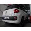 F117A GALIA Полностью оцинкованный фаркоп на FIAT 500L 2012-2022. Подрозетник убирается за бампер. Тип шара: A. Невидимый вырез бампера. Нагрузки: 1200/85 кг, масса фаркопа 12,52 кг