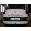 F117A GALIA Полностью оцинкованный фаркоп на FIAT 500L 2012-2022. Подрозетник убирается за бампер. Тип шара: A. Невидимый вырез бампера. Нагрузки: 1200/85 кг, масса фаркопа 12,52 кг