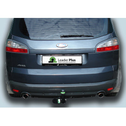 F118-A Лидер-плюс ТСУ для Ford S-MAX (WA6) 2006-2015, Ford Galaxy 2006-2015. Требуется подрезка бампера. Нагрузки: 1300/75 кг, масса фаркопа 23,42 кг (без электрики в компл