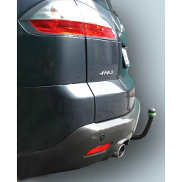 F118-A Лидер-плюс ТСУ для Ford S-MAX (WA6) 2006-2015, Ford Galaxy 2006-2015. Требуется подрезка бампера. Нагрузки: 1300/75 кг, масса фаркопа 23,42 кг (без электрики в компл