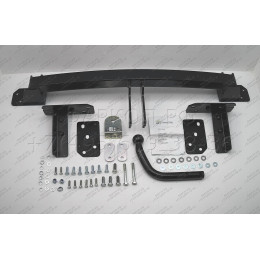F118-A Лидер-плюс ТСУ для Ford S-MAX (WA6) 2006-2015, Ford Galaxy 2006-2015. Требуется подрезка бампера. Нагрузки: 1300/75 кг, масса фаркопа 23,42 кг (без электрики в компл