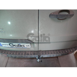 F124C GALIA Полностью оцинкованный фаркоп на Ford Tourneo Custom 2012-2022, Ford Transit Custom 2012-2022. Тип шара: C (горизонтальный съемный). Установка без снятия и вырез