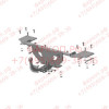 FA 01 AVTOS Фаркоп на FIAT Albea 2003-2012. Необходима подрезка бампера. Тип шара: A. Нагрузки: 1200/75 кг, масса фаркопа 17,5 кг (без электрики в комплекте)
