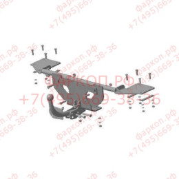 FA 01 AVTOS Фаркоп на FIAT Albea 2003-2012. Необходима подрезка бампера. Тип шара: A. Нагрузки: 1200/75 кг, масса фаркопа 17,5 кг (без электрики в комплекте)