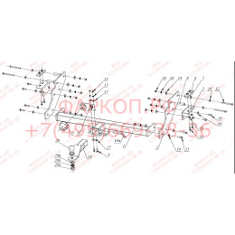 FA 0466-E Бизон Фаркоп на Nissan NP300 2007-2013 без подрезки бампера. Тип шара: E (легкосъемный шар под квадрат). Нагрузки: 3000/120 кг. Не комплектуется электр