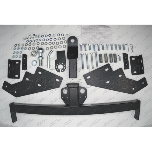 FA 0466-E Бизон Фаркоп на Nissan NP300 2007-2013 без подрезки бампера. Тип шара: E (легкосъемный шар под квадрат). Нагрузки: 3000/120 кг. Не комплектуется электрикой
