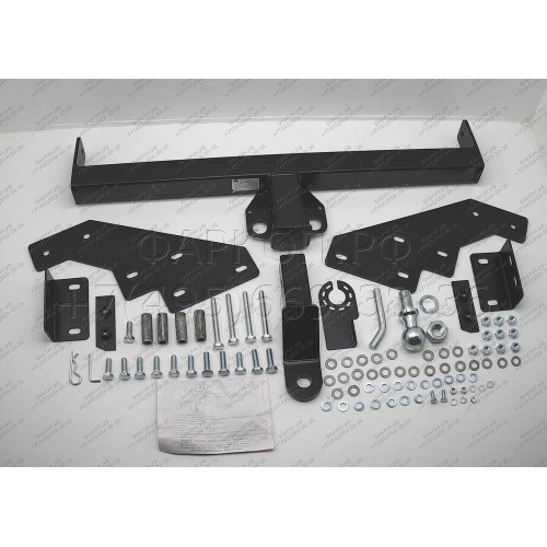 FA 0466-E Бизон Фаркоп на Nissan NP300 2007-2013 без подрезки бампера. Тип шара: E (легкосъемный шар под квадрат). Нагрузки: 3000/120 кг. Не комплектуется электрикой