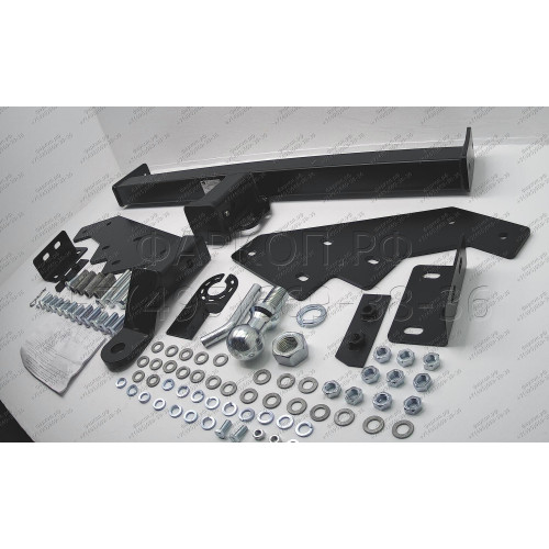FA 0466-E Бизон Фаркоп на Nissan NP300 2007-2013 без подрезки бампера. Тип шара: E (легкосъемный шар под квадрат). Нагрузки: 3000/120 кг. Не комплектуется электрикой