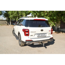 GAC-19-991124.00 PT GROUP Распродажа! Фаркоп с нержавеющей накладкой на GAC GS8 2019-2023 без подрезки бампера. Тип шара: E (легкосъемный шар под квадрат). Нагру