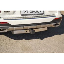 GAC-19-991124.00 PT GROUP Распродажа! Фаркоп с нержавеющей накладкой на GAC GS8 2019-2023 без подрезки бампера. Тип шара: E (легкосъемный шар под квадрат). Нагру