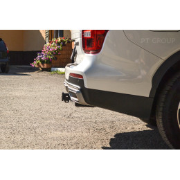 GAC-19-991124.00 PT GROUP Распродажа! Фаркоп с нержавеющей накладкой на GAC GS8 2019-2023 без подрезки бампера. Тип шара: E (легкосъемный шар под квадрат). Нагру