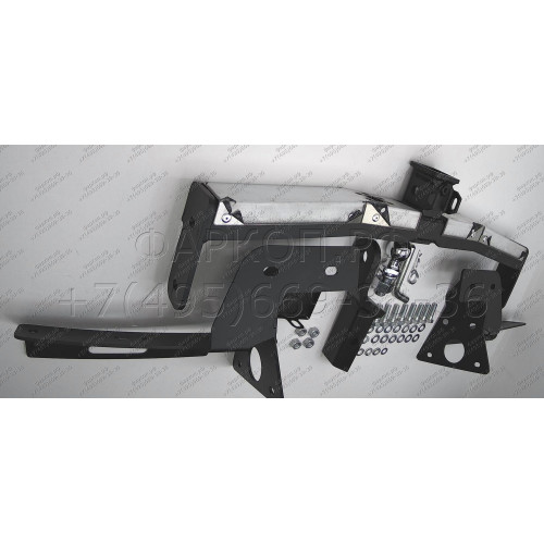 GAC-19-991124.00 PT GROUP Распродажа! Фаркоп с нержавеющей накладкой на GAC GS8 2019-2023 без подрезки бампера. Тип шара: E (легкосъемный шар под квадрат). Нагрузки: 1100/75 кг, масса фаркопа 22,2 кг (без электрики в комплекте)