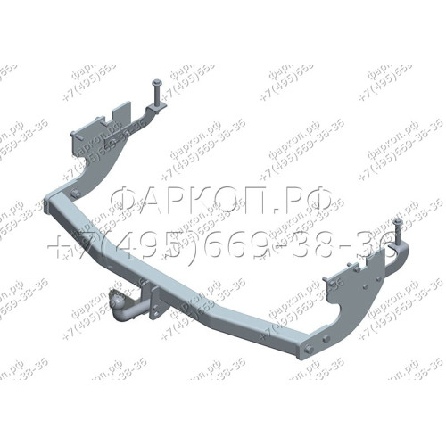 GW 08 AVTOS Фаркоп на Great Wall Hover H3 2010-2016 без подрезки бампера. Тип шара: A. Нагрузки: 1200/75 кг, масса фаркопа 20 кг (без электрики в комплекте)