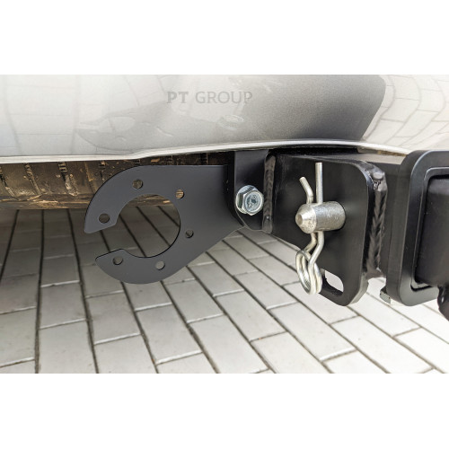 GWS-23-991122.00 PT GROUP Фаркоп на Tank 500 2023-, Haval H9 2024-, Haval H5 2024- без подрезки бампера. Тип шара: E (легкосъемный шар под квадрат). Нагрузки: 3025/75 кг, масса фаркопа 9,8 кг (без электрики в комплекте)