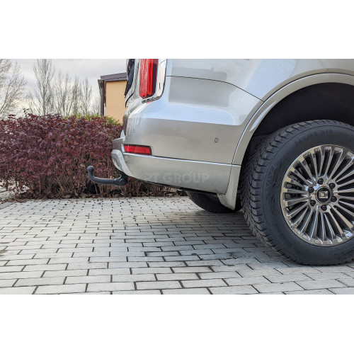 GWS-23-991422.00 PT GROUP Фаркоп на Tank 500 2023-, Haval H9 2024-, Haval H5 2024-. Необходима подрезка бампера. Тип шара: AV (вертикально-съемный с ключом). Нагрузки: 2500/75 кг, масса фаркопа 11 кг (без электрики в комплекте)