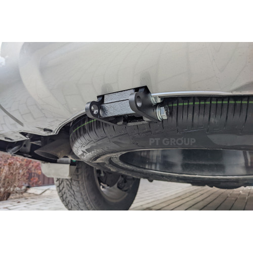 GWS-23-991422.00 PT GROUP Фаркоп на Tank 500 2023-, Haval H9 2024-, Haval H5 2024-. Необходима подрезка бампера. Тип шара: AV (вертикально-съемный с ключом). Нагрузки: 2500/75 кг, масса фаркопа 11 кг (без электрики в комплекте)