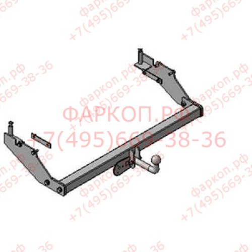 GW 03 AVTOS Фаркоп на Great Wall Hover 2005-2010 без подрезки бампера. Тип шара: A. Нагрузки: 1200/75 кг, масса фаркопа 22 кг (без электрики в комплекте)