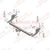 GW 07 AVTOS Фаркоп на Great Wall Safe 2005-2009 без подрезки бампера. Тип шара: A. Нагрузки: 1200/75 кг, масса фаркопа 22 кг (без электрики в комплекте)
