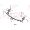 GW 08 AVTOS Фаркоп на Great Wall Hover H3 2010-2016 без подрезки бампера. Тип шара: A. Нагрузки: 1200/75 кг, масса фаркопа 20 кг (без электрики в комплекте)