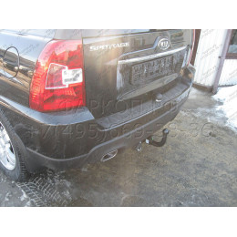 H-279 STEINHOF Фаркоп на Hyundai Tucson 2004-2010, Kia Sportage II 01/2005-07/2010. Требуется подрезка бампера. Тип шара: AH (горизонтальное быстросъемное крепление шара на 