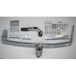 H016C GALIA Полностью оцинкованный фаркоп на Honda CR-V 1997-2002. Тип шара: C (горизонтальный съемный). Невидимый вырез бампера. Нагрузки: 1500/70 кг, масса фа
