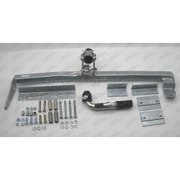 H016C GALIA Полностью оцинкованный фаркоп на Honda CR-V 1997-2002. Тип шара: C (горизонтальный съемный). Невидимый вырез бампера. Нагрузки: 1500/70 кг, масса фа