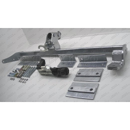 H016C GALIA Полностью оцинкованный фаркоп на Honda CR-V 1997-2002. Тип шара: C (горизонтальный съемный). Невидимый вырез бампера. Нагрузки: 1500/70 кг, масса фа