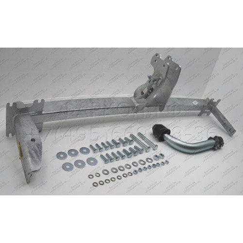 H054A GALIA Полностью оцинкованный фаркоп на Hyundai Sonata EF 1999-2005. Подрозетник убирается за бампер. Тип шара: A. Невидимый вырез бампера. Нагрузки: 1700/75 кг, масса фаркопа 21,5 кг