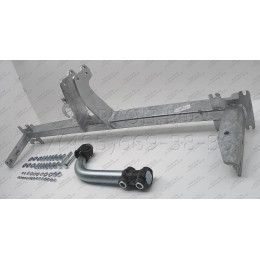 H054A GALIA Полностью оцинкованный фаркоп на Hyundai Sonata EF 1999-2005. Подрозетник убирается за бампер. Тип шара: A. Невидимый вырез бампера. Нагрузки: 1700/75