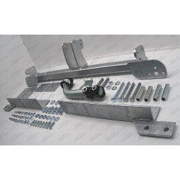 H057A GALIA Полностью оцинкованный фаркоп на Honda Accord седан CL7 2003-2008. Тип шара: A. Подрезка бампера. Нагрузки: 1500/70 кг, масса фаркопа 20,02 кг