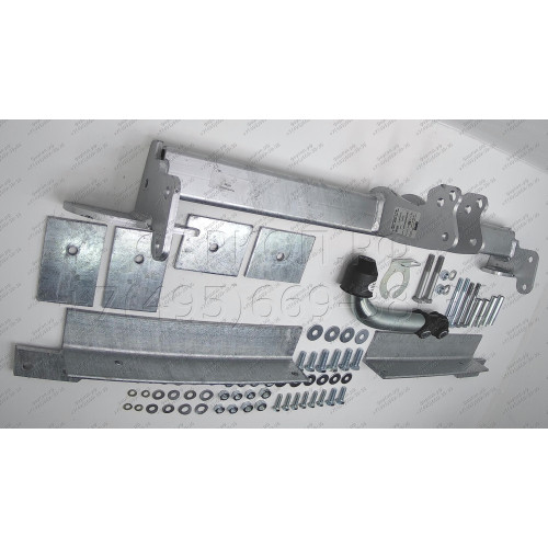 H057A GALIA Полностью оцинкованный фаркоп на Honda Accord седан CL7 2003-2008. Тип шара: A. Подрезка бампера. Нагрузки: 1500/70 кг, масса фаркопа 20,02 кг