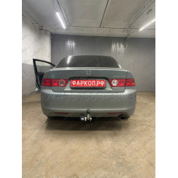 H057A GALIA Полностью оцинкованный фаркоп на Honda Accord седан CL7 2003-2008. Тип шара: A. Подрезка бампера. Нагрузки: 1500/70 кг, масса фаркопа 20,02 кг