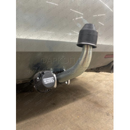 H057A GALIA Полностью оцинкованный фаркоп на Honda Accord седан CL7 2003-2008. Тип шара: A. Подрезка бампера. Нагрузки: 1500/70 кг, масса фаркопа 20,02 кг