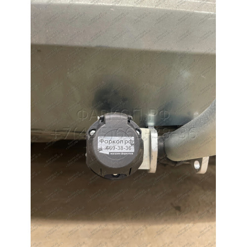 H057A GALIA Полностью оцинкованный фаркоп на Honda Accord седан CL7 2003-2008. Тип шара: A. Подрезка бампера. Нагрузки: 1500/70 кг, масса фаркопа 20,02 кг