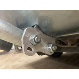 H057A GALIA Полностью оцинкованный фаркоп на Honda Accord седан CL7 2003-2008. Тип шара: A. Подрезка бампера. Нагрузки: 1500/70 кг, масса фаркопа 20,02 кг