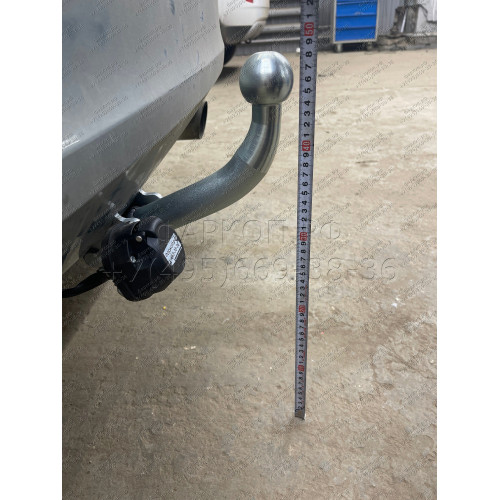 H057A GALIA Полностью оцинкованный фаркоп на Honda Accord седан CL7 2003-2008. Тип шара: A. Подрезка бампера. Нагрузки: 1500/70 кг, масса фаркопа 20,02 кг