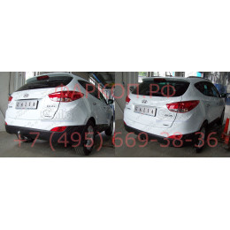H083C GALIA Полностью оцинкованный фаркоп на Hyundai ix35 2010-2015, Kia Sportage 2010-2015. Тип шара: C (горизонтальный съемный). Установка без снятия и выреза бампер