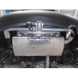 H083C GALIA Полностью оцинкованный фаркоп на Hyundai ix35 2010-2015, Kia Sportage 2010-2015. Тип шара: C (горизонтальный съемный). Установка без снятия и выреза бампер