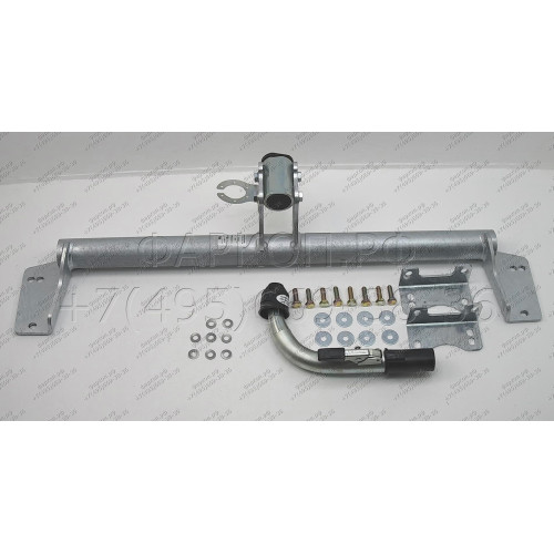 H083C GALIA Полностью оцинкованный фаркоп на Hyundai ix35 2010-2015, Kia Sportage 2010-2015. Тип шара: C (горизонтальный съемный). Установка без снятия и выреза бампера. Нагрузки: 2000/75 кг, масса фаркопа 17,07 кг